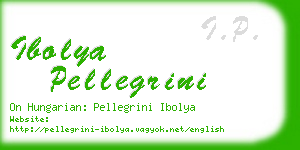 ibolya pellegrini business card